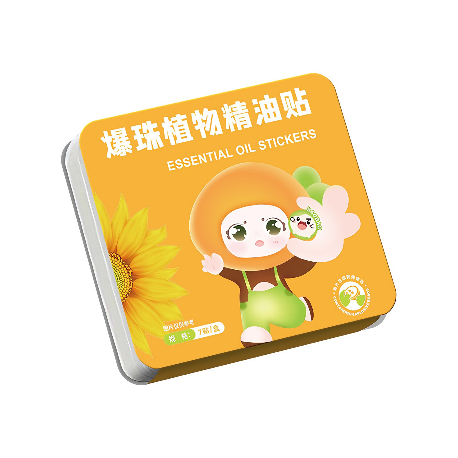 アロマ爆珠パッチ 眠気覚まし 瞬間アロマ解放 運転・勉強・仕事に 100%天然成分 虫よけシール （30枚入）