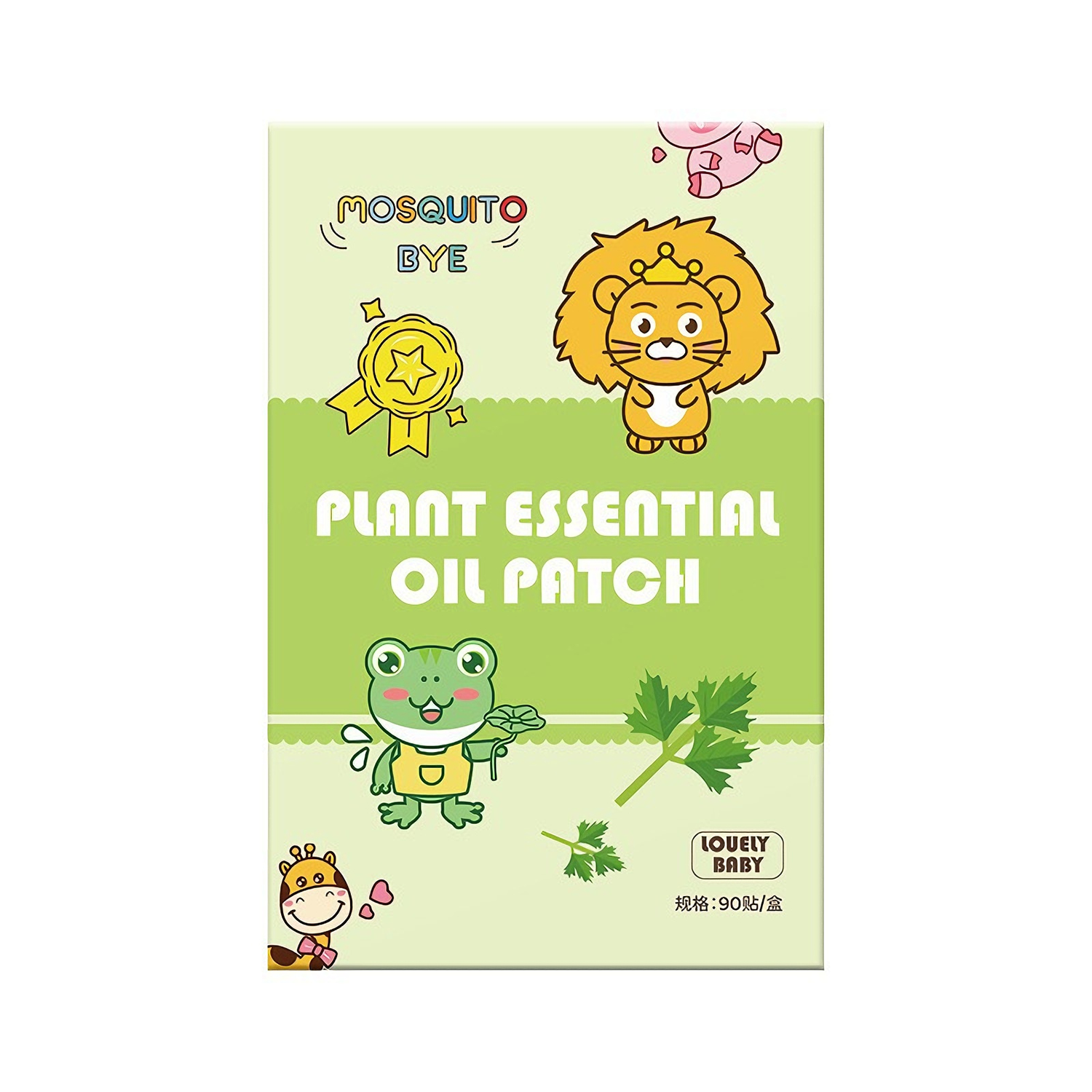 虫よけシール 天然・子ども用かわいい虫よけパッチ｜90枚入り