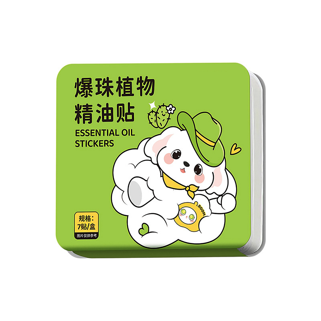 爆珠タイプ植物精油パッチ 艾草・シトロネラ・ミント精油配合