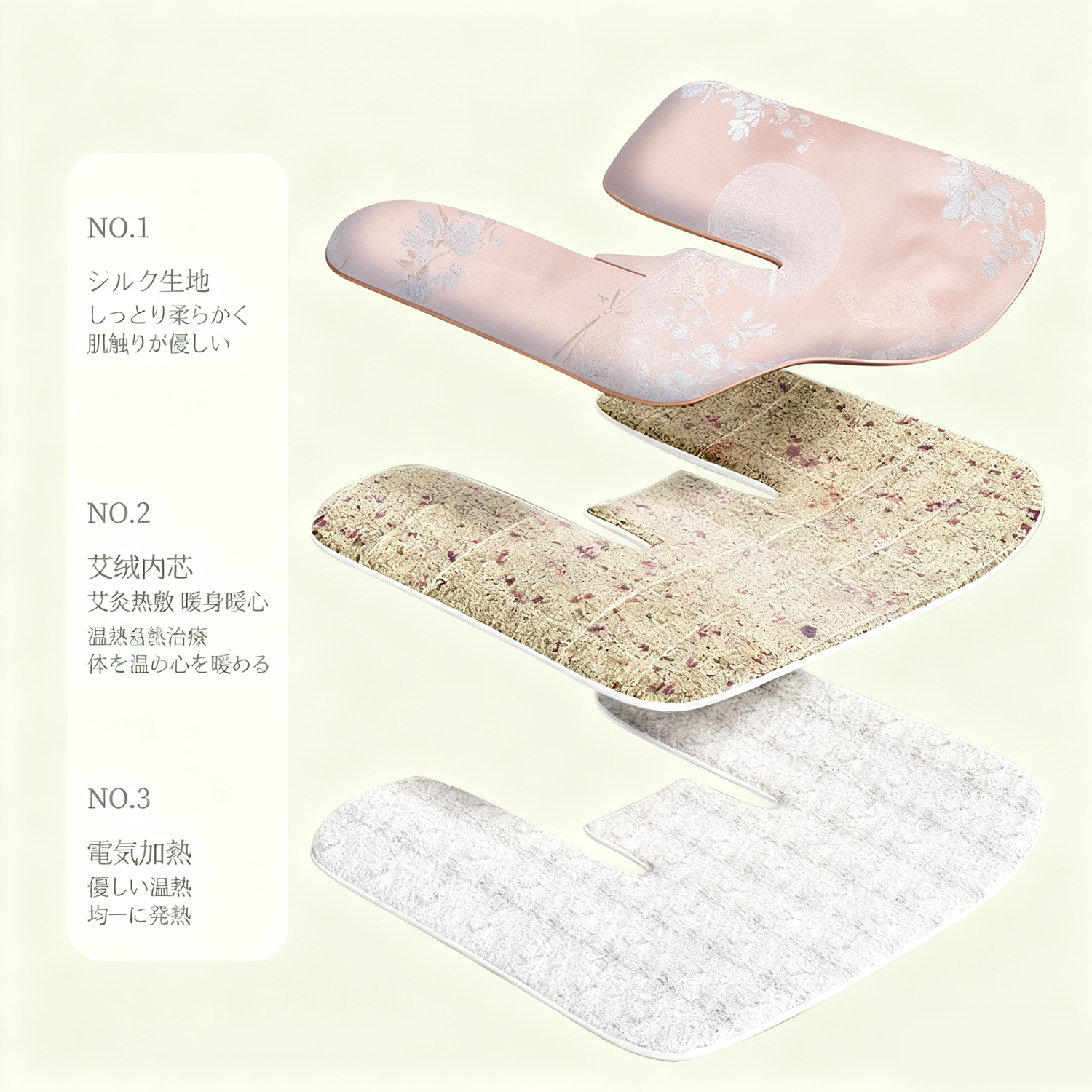 首肩用パッド ネックピロー 和温香 農薬不使用 肩こり 冷えに